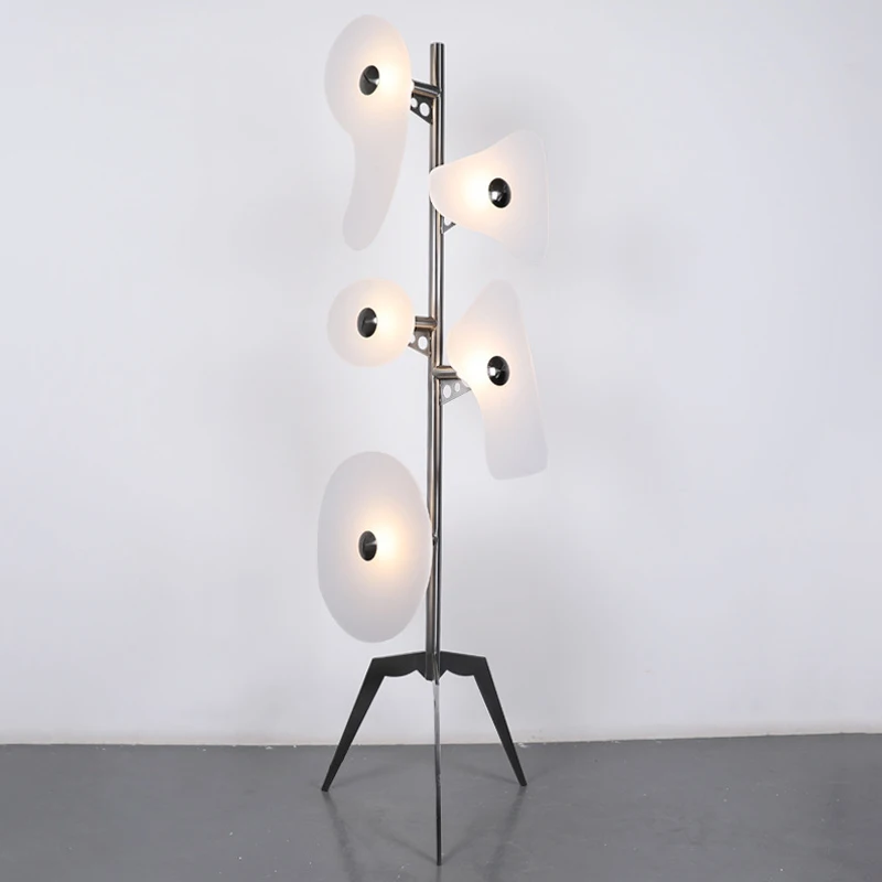 

Nordic Creative Art Design Acrylic Shade Led Floor Lamp Living Room Home Decor Sofa Corner Standing Light Bedroom Bedside Lamp