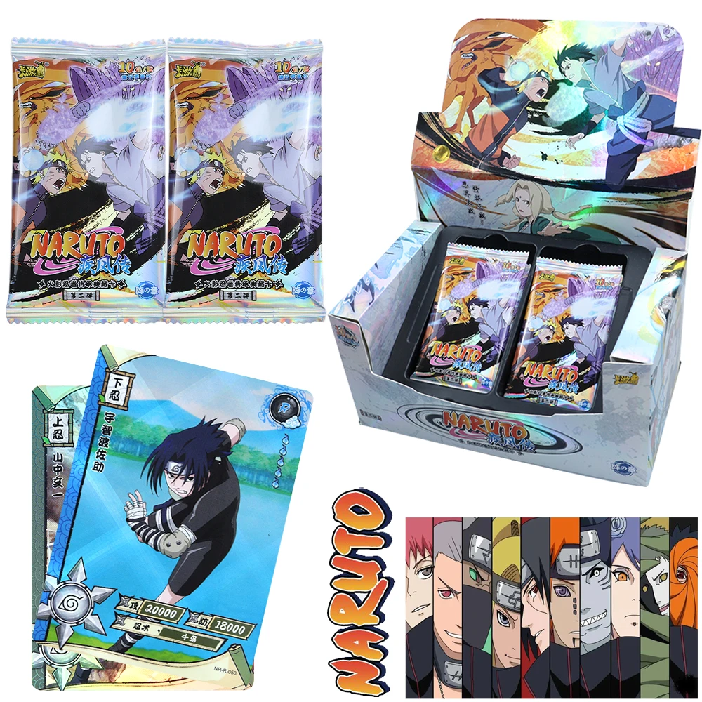 

Bandai Genuine Authorized Anime Naruto Collection Ultra Rare Game Card Sasuke Gold Stamping Flash Peripheral Children's Gift Toy