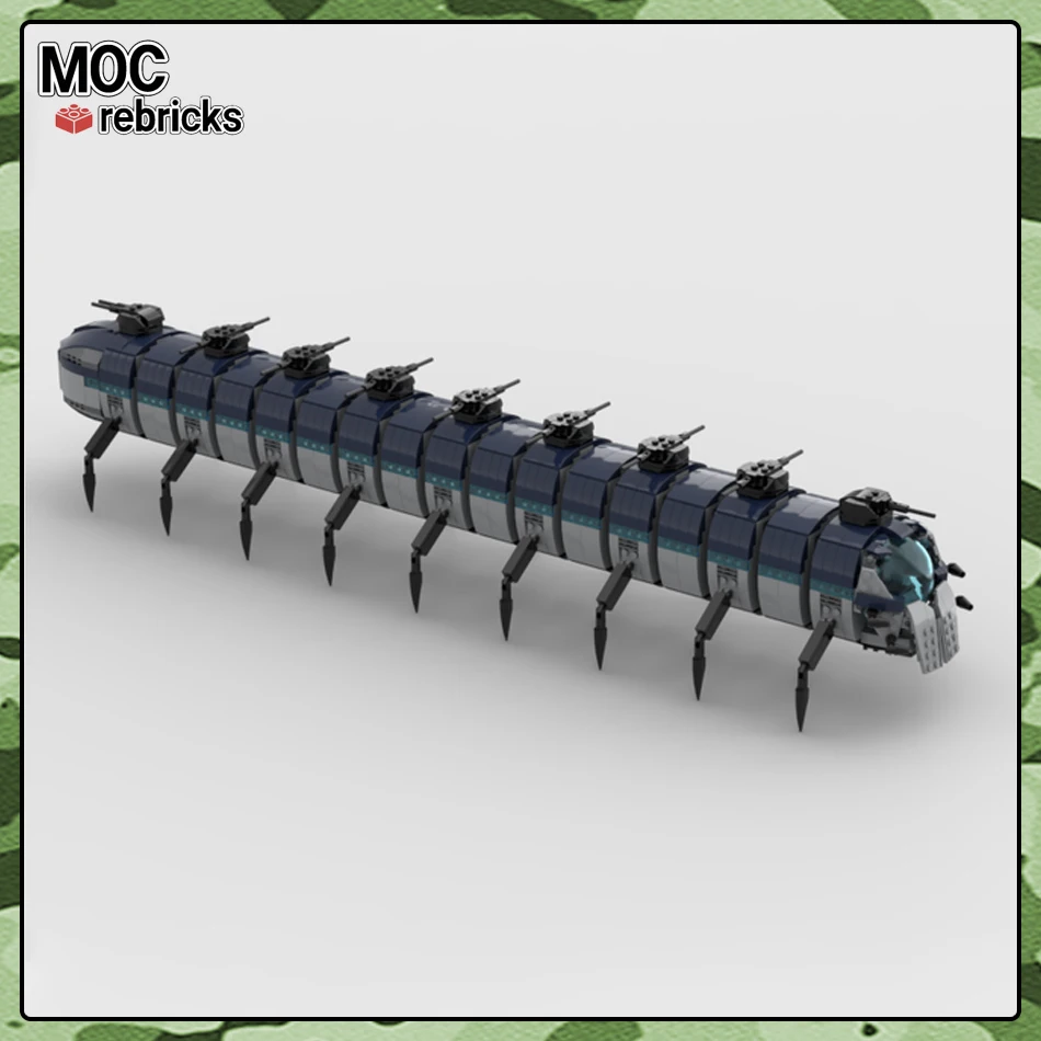 Конструктор MOC из серии фильма космическая война импульсный штурмовой танк