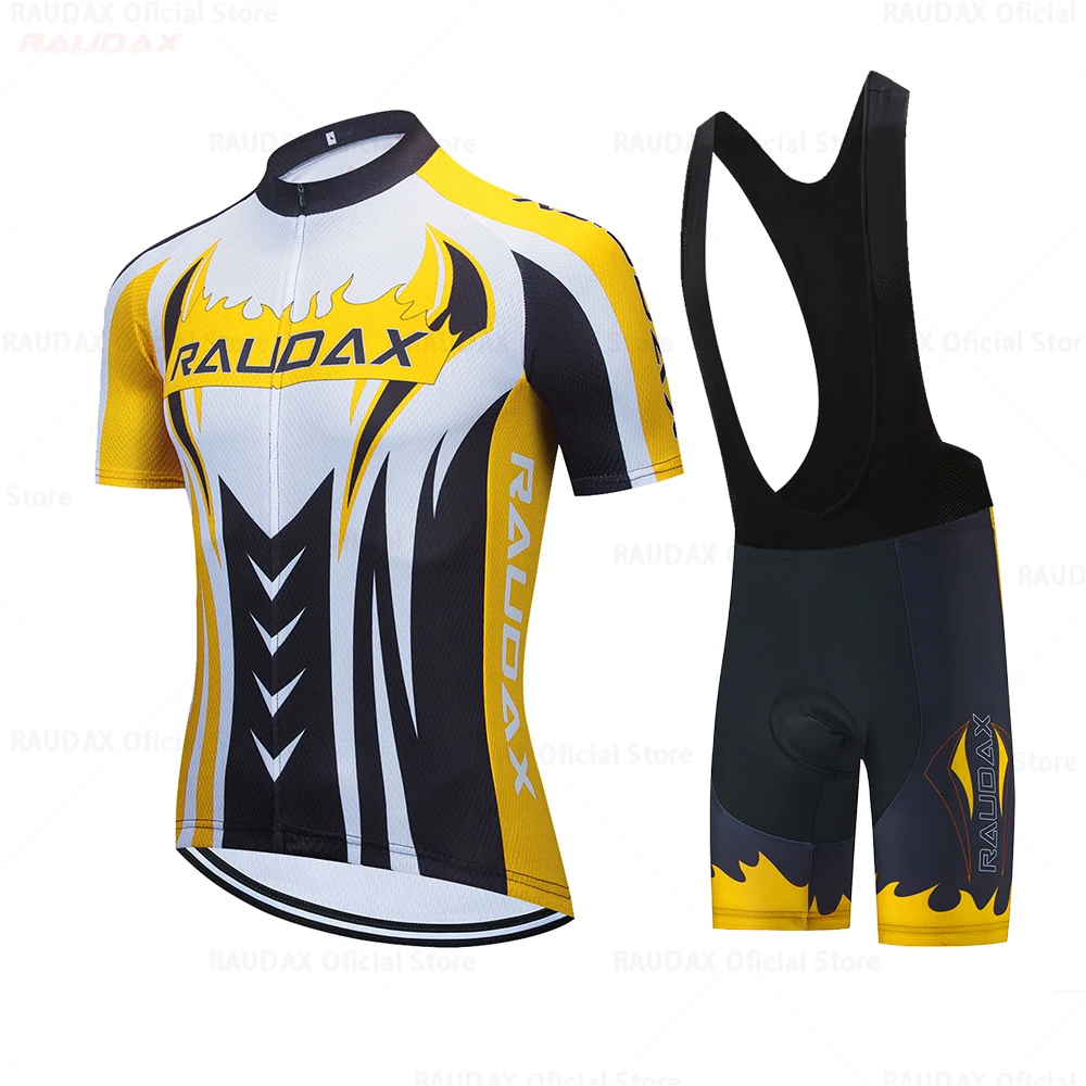 

Raudax 2022 Cycling Set Short Sleeve Bicycle Clothing Breathable Mountain Cycling Clothes Suits Ropa Ciclismo Verano Body Suit