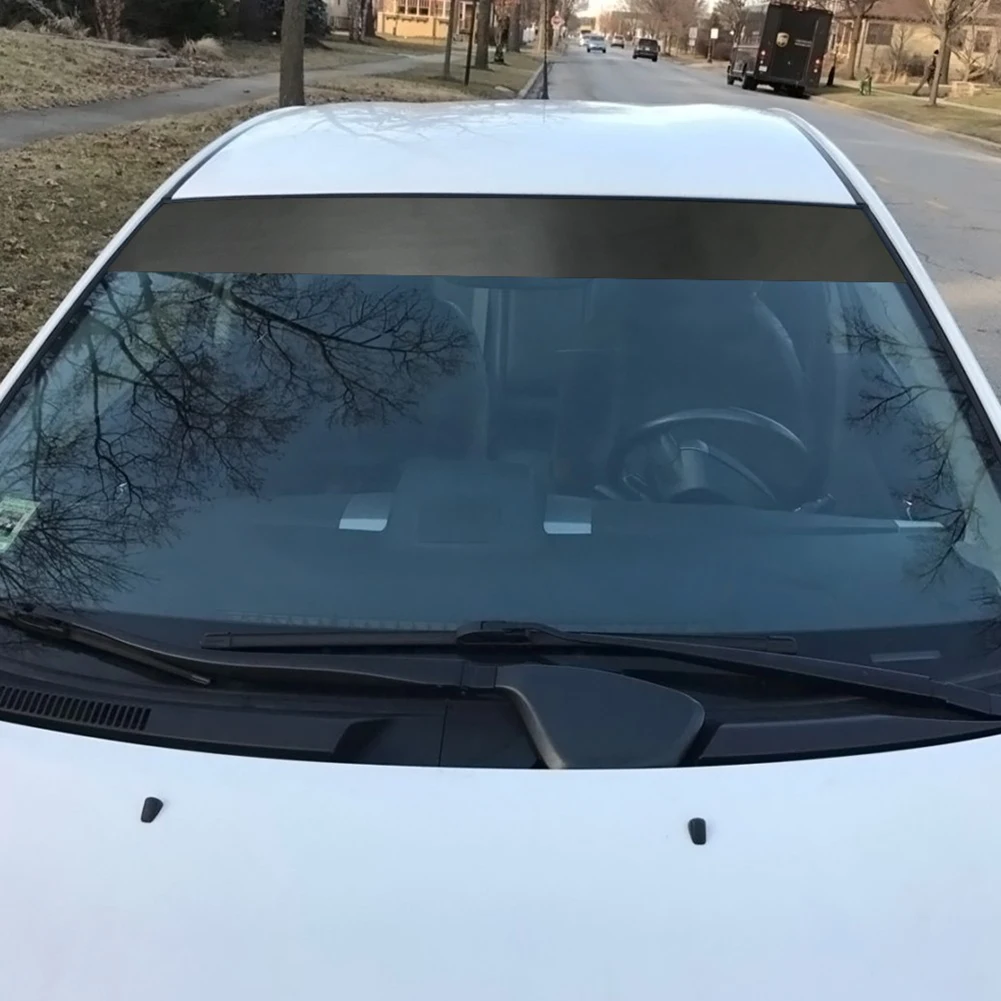 

Easily Stretchable With Heat For All Models Stickers Windscreen Sunstrip 60F To 80F