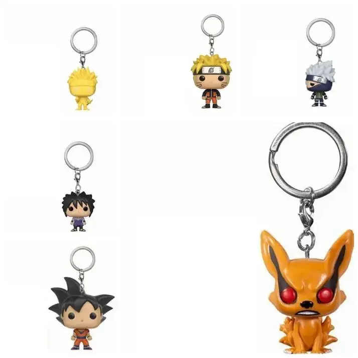 Funko POP SIX PATH KAKASHI Sasuke Kurama Эксклюзивные экшн-игрушки Фигурки Брелок Светятся в