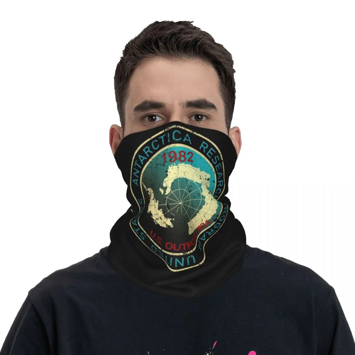 

The Thing Film Antarctica программа исследования Outpost бандана Шея Гетры Печатный шарф многофункциональная Балаклава