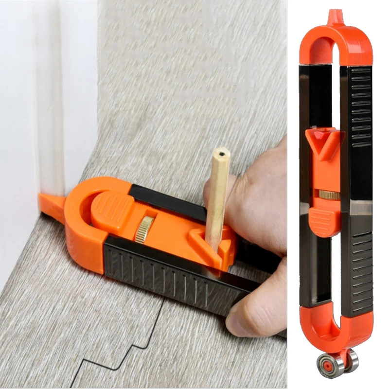 Правитель для контуров с профилем точной нарезки с фиксирующим зажимом для измерения форм многофункциональный, продажа через интернет.