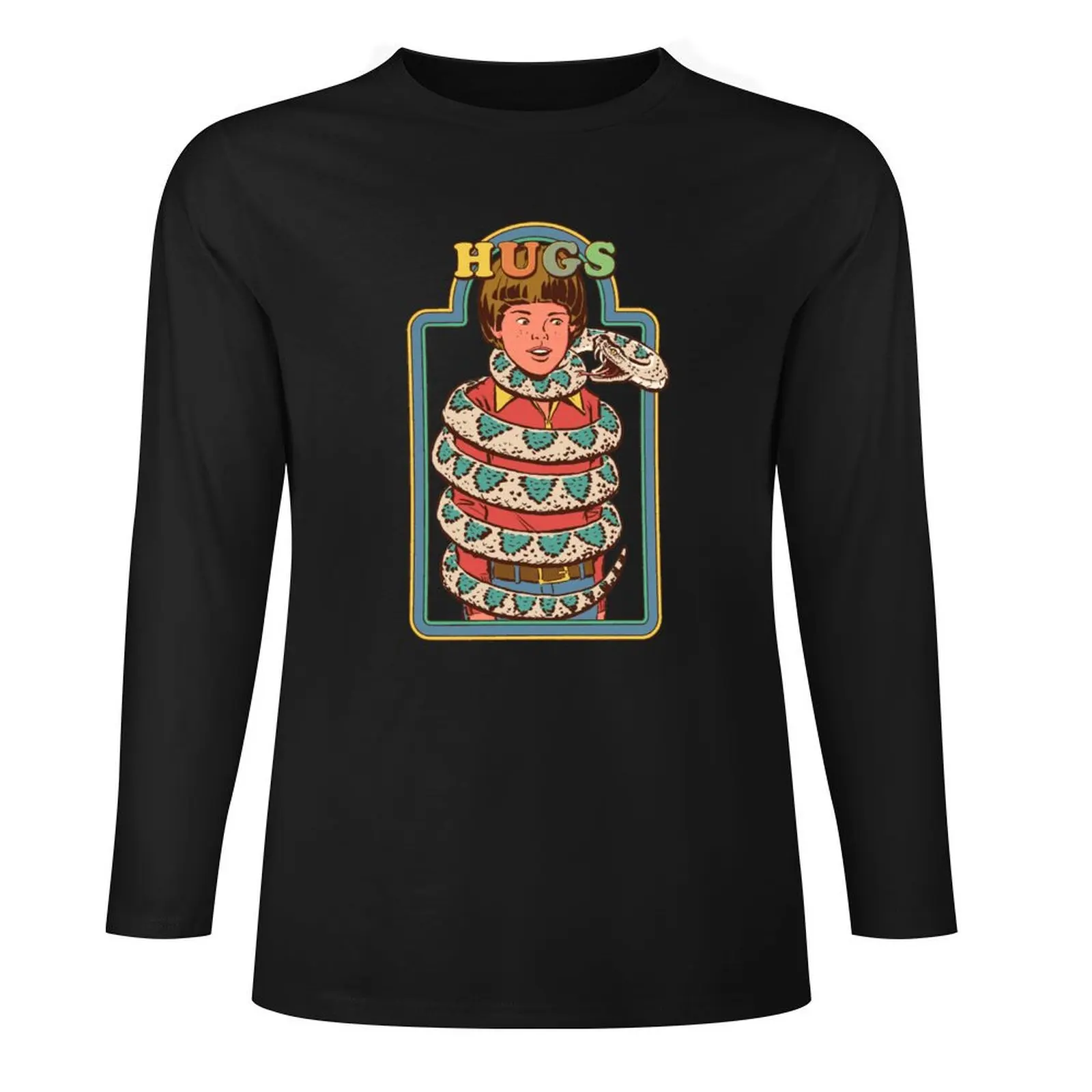 Hugsss длинная футболка корейские модные футболки мужские хлопковые