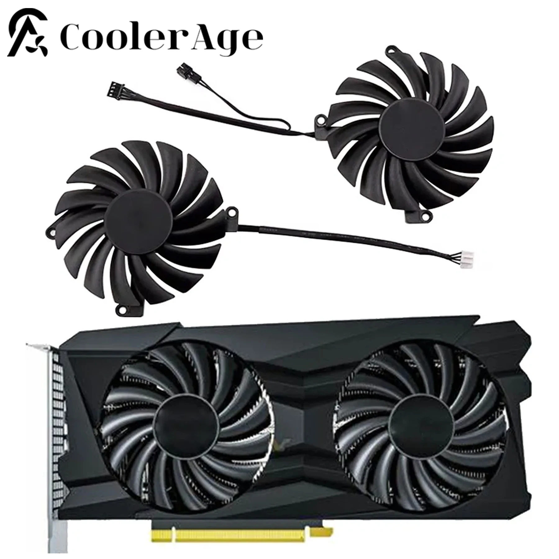 Запасной вентилятор для видеокарты INNO3D RTX3070 LHR 8 Гб TWIN X2 CF-12915S 85 мм
