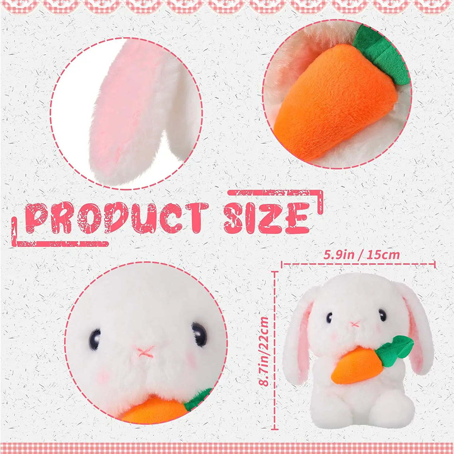 

Пасхальные кролики, симпатичные игрушки, Konijn Pluche Knuffels Bunny Kids Kussen Creatieve Cadeaus Voor детский Slaap