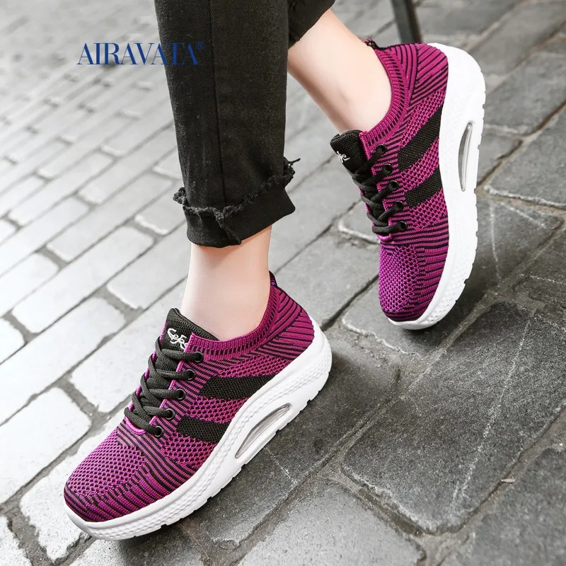 Sneakers Woman Shoes Flats Casual Ladies Shoes Women Lace-Up Mesh Light Breathable Female zapatillas mujer chaussure femme