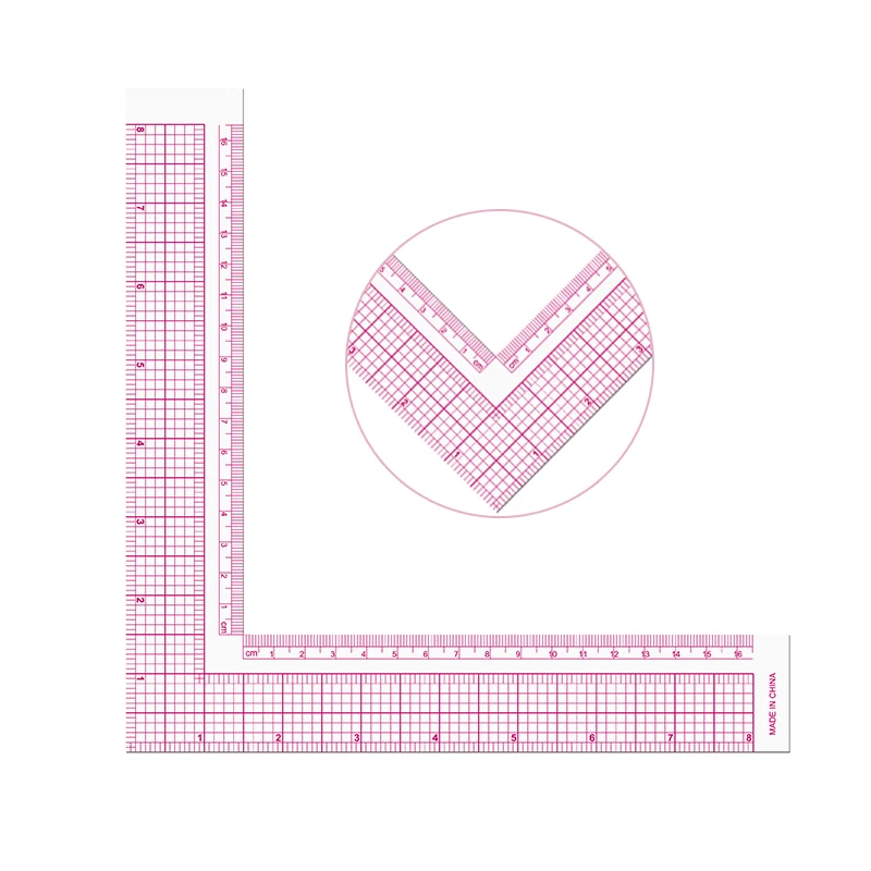 1 шт. L-образные принадлежности для рисования линейка квилтинга аксессуары шитья