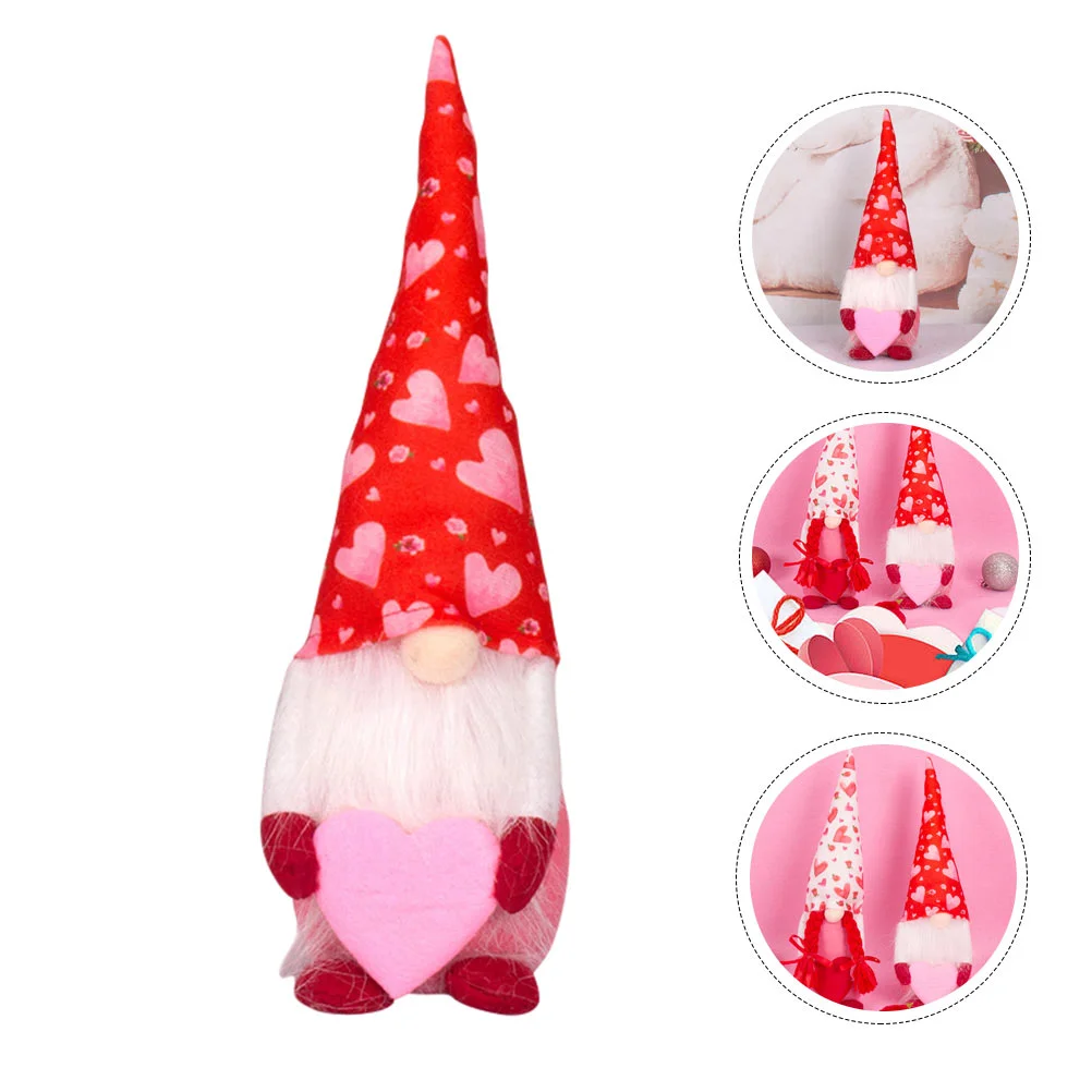 

Faceless Dwarf Doll Ornament Lovely Gnome Doll Ornament Home Tabletop Decor