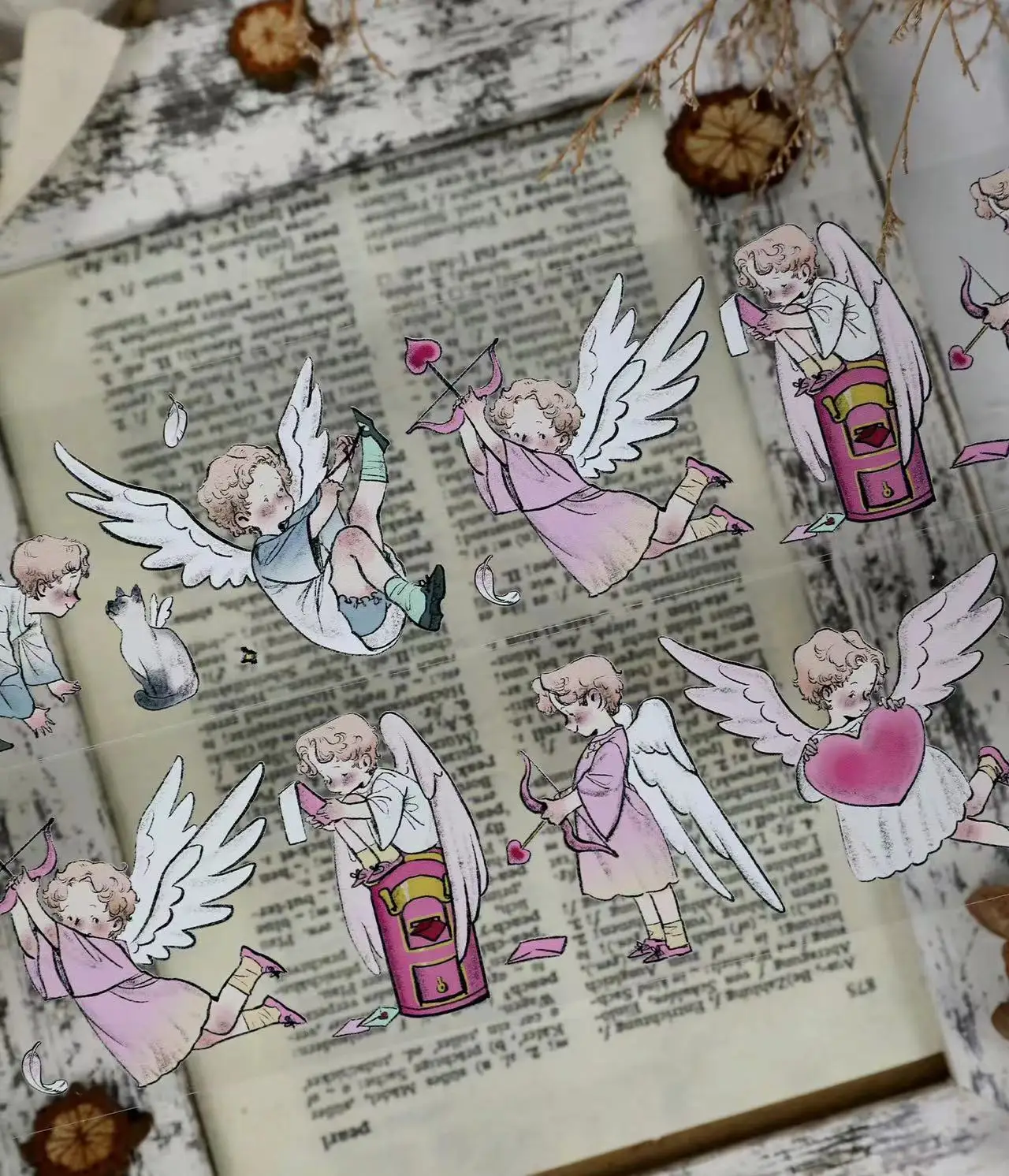 Доброе утро, день рождения, Ночной ангел, Васи, ПЭТ лента для изготовления открыток, украшение «сделай сам», скрапбукинг, планировочные наклейки Доброе утро, день рождения, Ночной ангел, Васи, ПЭТ лента для изготовления открыток, украшение «сделай сам», скрапбукинг, планировочные наклейки