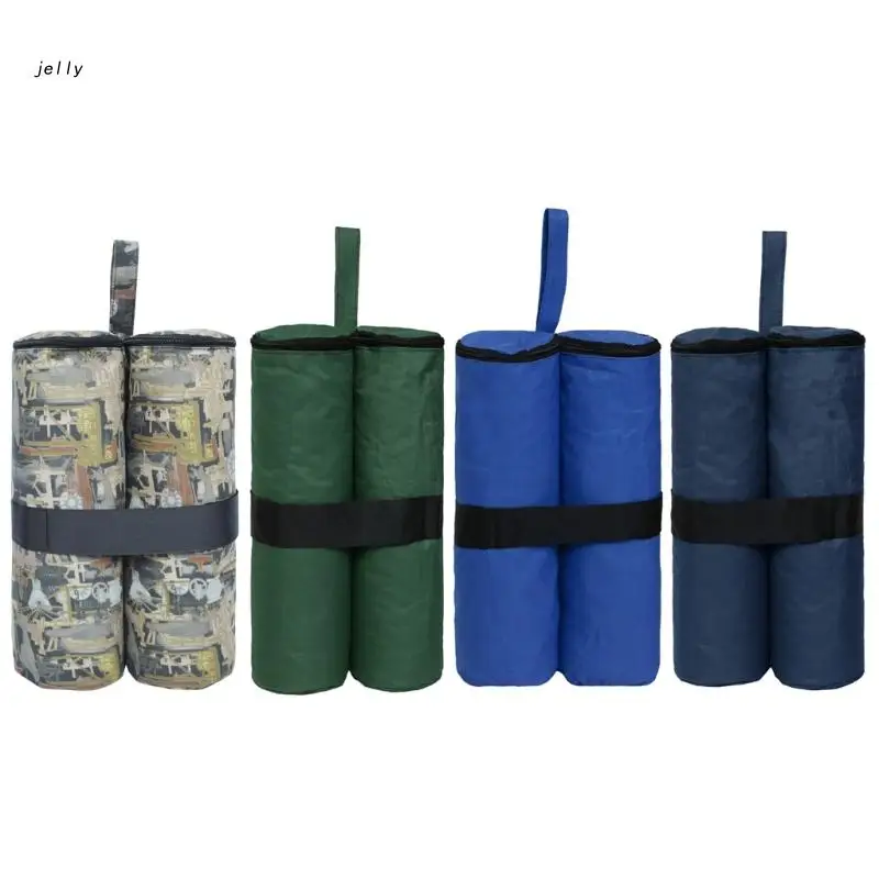 

448C Set of 4 Weight Bag for Canopy Tent, Leg Canopy Weights Sand Bag for Instants Outdoor Sun-Shelter Canopy Patio Umbrella