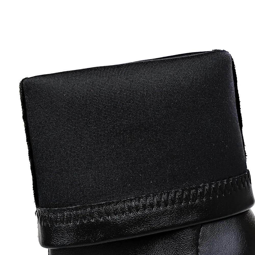 Женские Кожаные Ботинки На Высоком Каблуке 7 5 См/10 См Короткие Ботильоны Низком