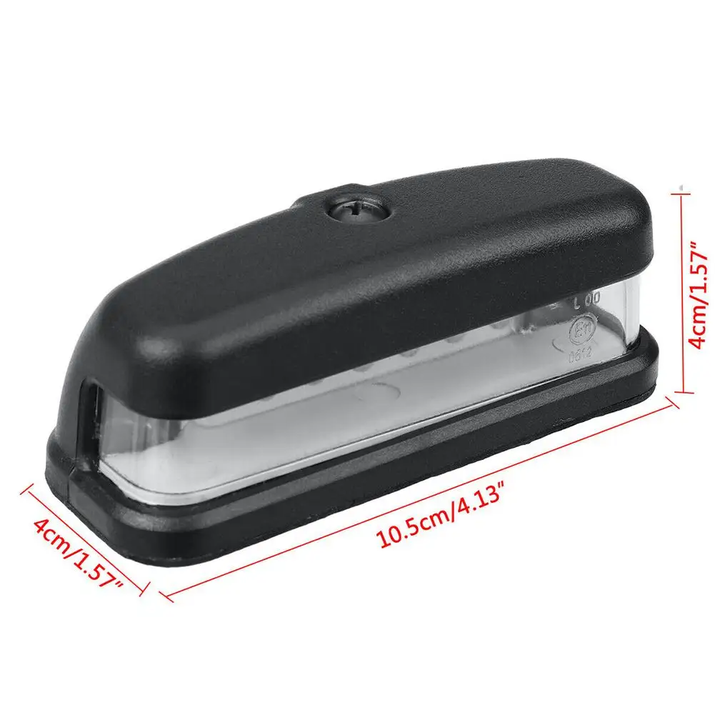 

Truck Number Plate Light Low Power Consumption LED Shock Resistant Waterproof ABS Clear Lens For Most Truck 1pcs