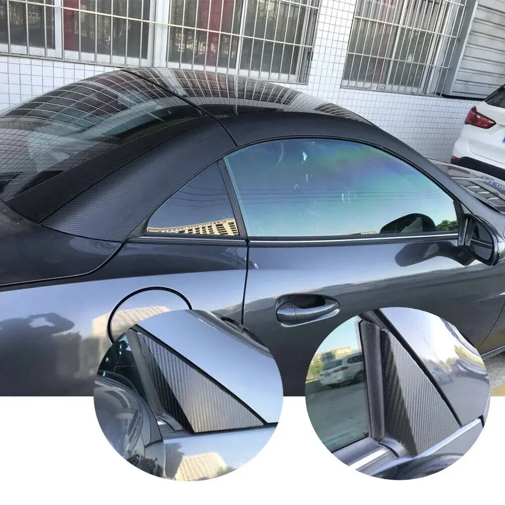 Для Mercedes Benz SLK R172 2011-2016 оконные хромированные удаленные затемняющие стойки ABC