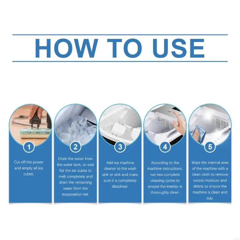 F3KA Ice Machine Cleaner Strong Scale Снятие снятия моющих средств Удаляет ламит -запахи на кухнях