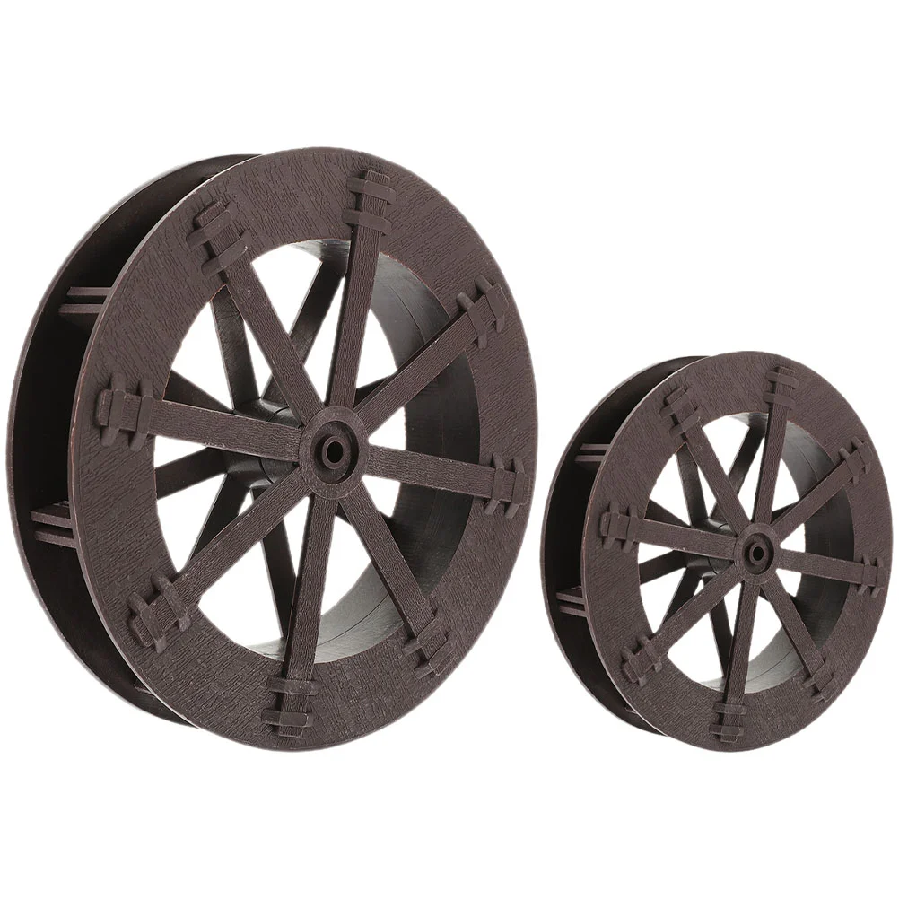 Колесо водопада фонтан фэн-шуй струящиеся украшения аквариум рокарий бонсай