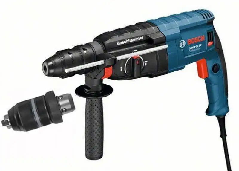 BOSCH Перфоратор GBH 240 F SDS+ 790Вт 3 реж 2.7Дж 0-4400у\м 2 8 кг чем сменный патрон |