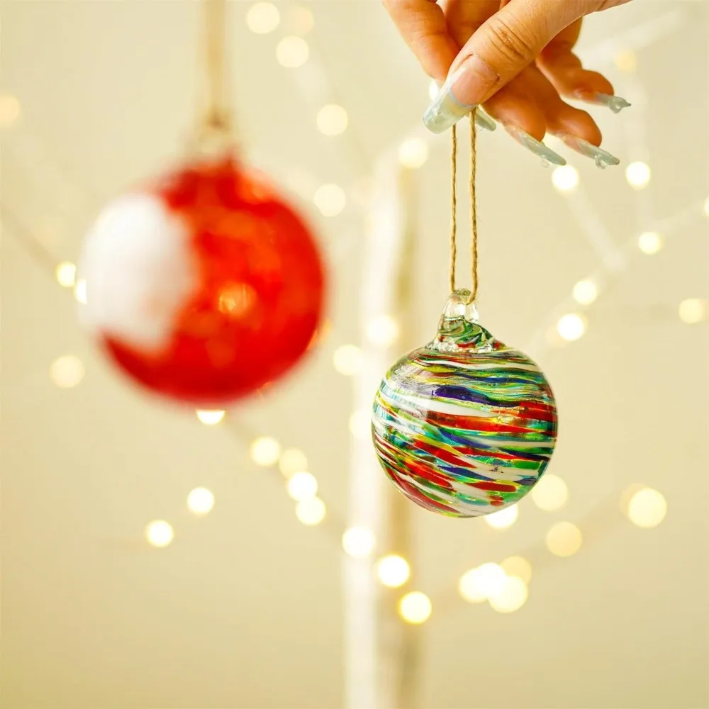 Новые стеклянные рождественские шары украшения подвесные елочные ведьм