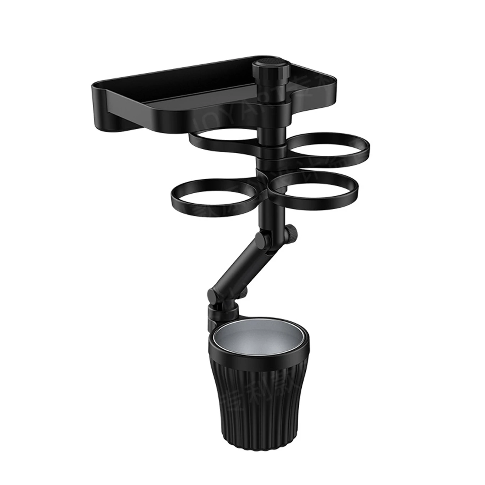 

Cup Holder Expander With Tray Large Capacity Car Cup Holder Expander With Car Drink Holders Large Capacity Car Mount Organizer