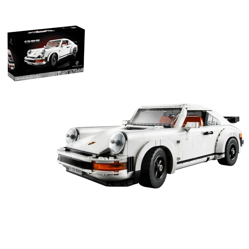 

With Original box Technical Vintage Sports Car Porscheed 911 Building Blocks Bricks Toy Christmas Birthday Gift Compatible 10295
