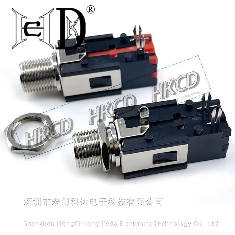 2 шт. Аудиоразъём HKCD PJ-602B 6 35 мм