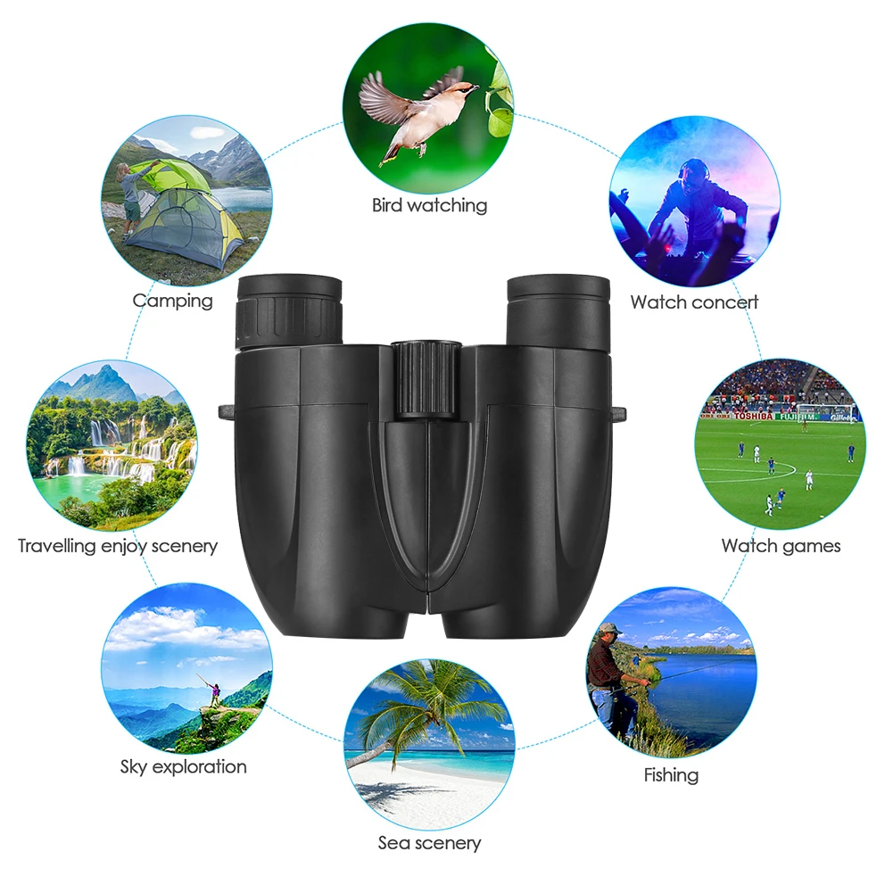 

Портативный мощный бинокль, профессиональный охотничий Монокуляр с большим радиусом действия, HD BAK4, для спорта на открытом воздухе, путешес...