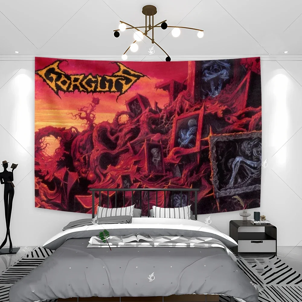 Канадская искусственная Гобеленовая ткань с принтом хиппи Настенная Подвеска