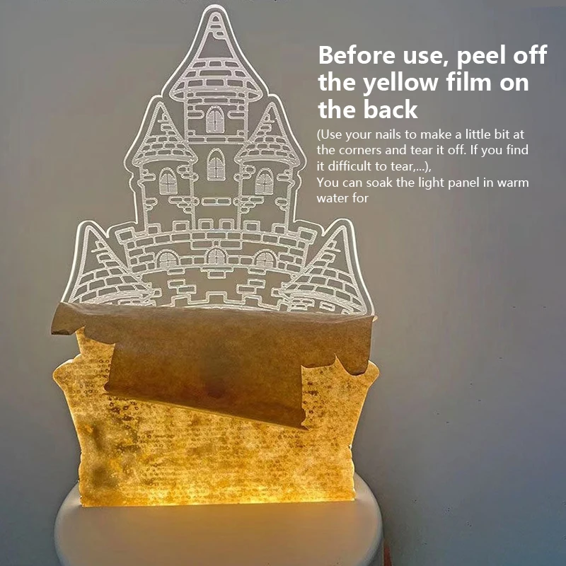 Цветная осветительная настольная лампа мультяшная декоративная для спальни