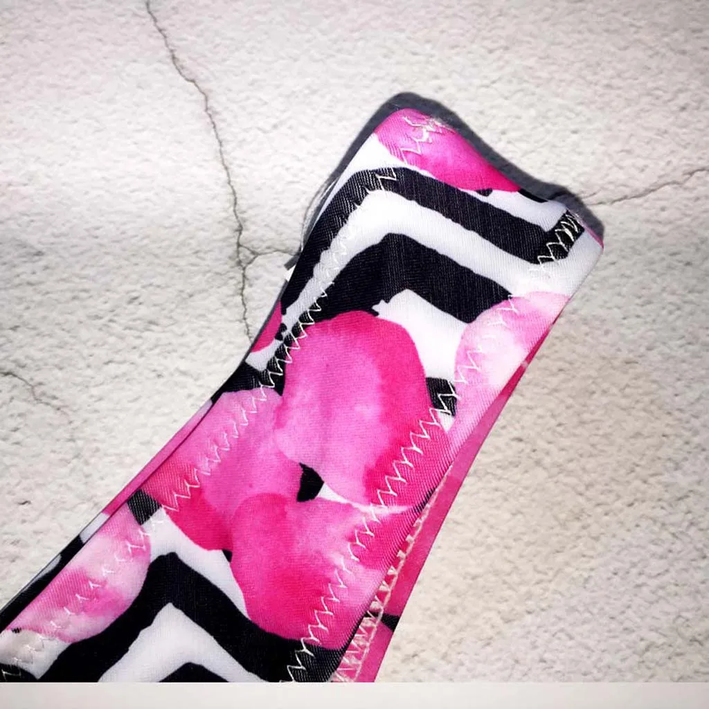 Сексуальное женское бикини с принтом листьев купальник высоким вырезом пляжные