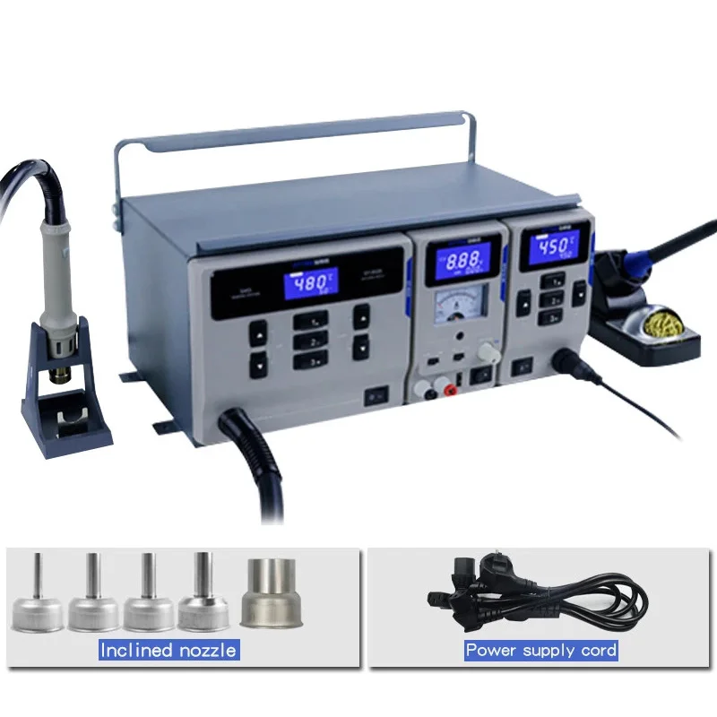 

ATTEN St-862D 110V / 220V 1000W Hot Air Gun Digital Display BGA Rework Station Automatic Sleep Repair Desoldering Station