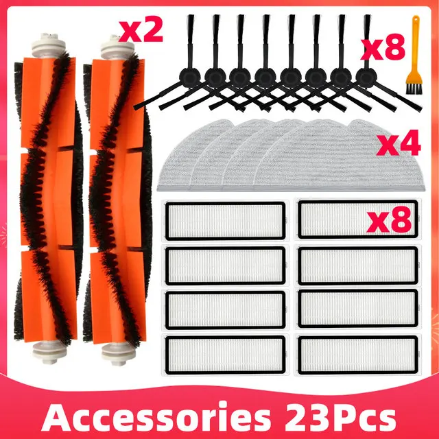 

For Xiaomi Dreame D9 Dreame Bot L10 Pro Trouver Robot LDS Vacuum Finder Spare Parts Accessories Main Side Brush Mop Hepa Filter