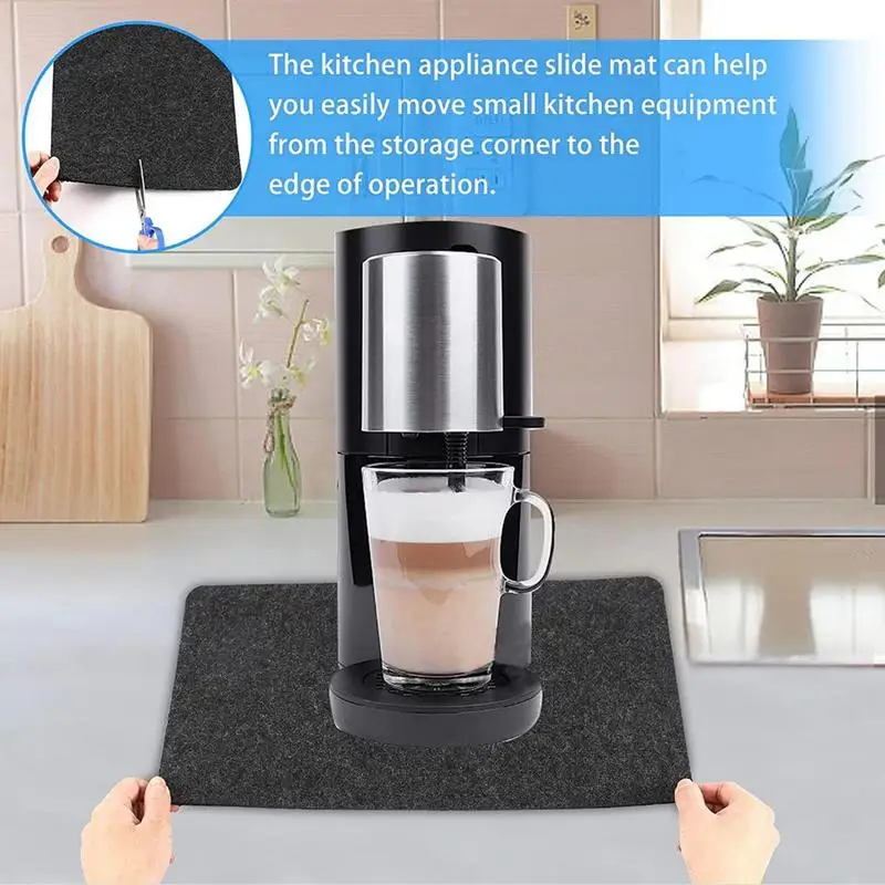 Insulated Heat Pads Air Fryer Slider Mat Versatile And Compatible Heat Resistance Cooking Pad Sheet Heatproof Mat For Blenders