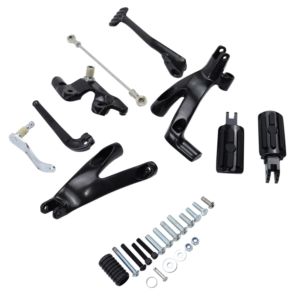 

Мотоциклетный Комплект переднего контроля с ножками-черный подходит для Harley Softail Street Bob 114 Low Rider S/ST El Диабло 2018-2024