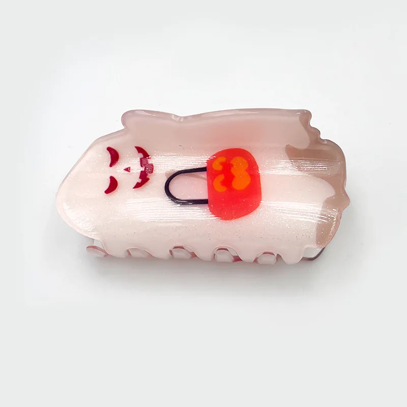 Женская заколка для волос HUANZHI Геометрическая креативная в виде сердца тыквы