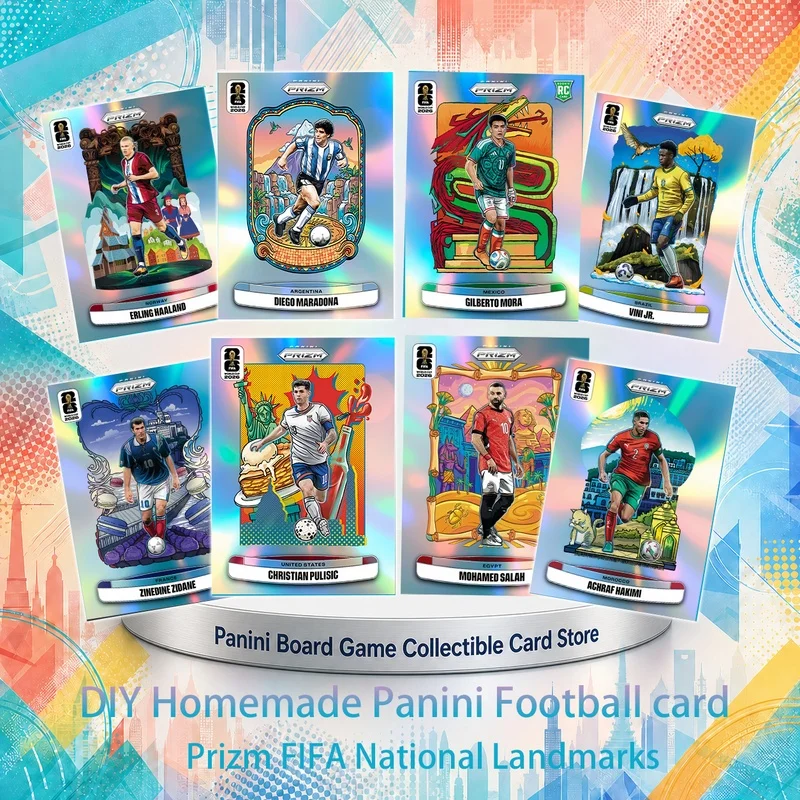Фото Коллекционные футбольные карточки DIY: Panini 2026 FIFA, Криштиану Роналду, Месси, Новый год, Пасха, Халанд №2
