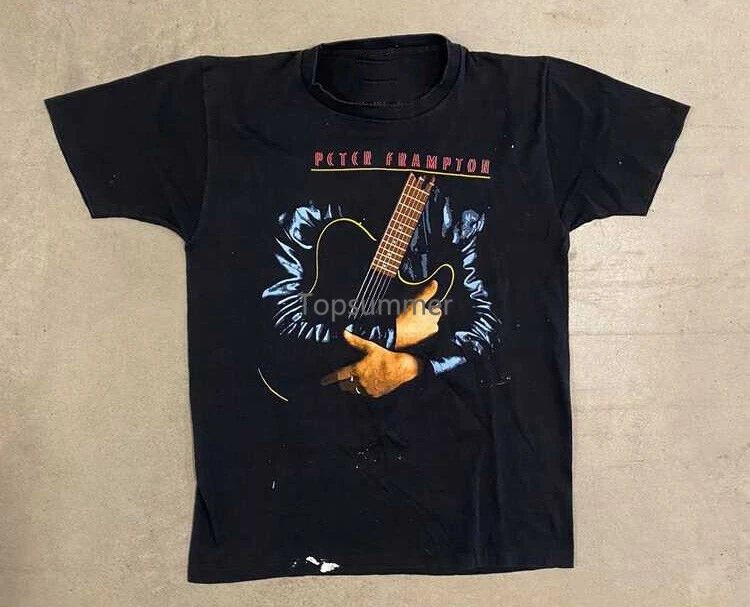 

Vintage Peter Frampton 1986 Tour T-Shirt Cotton Tee S-5Xl Na1129