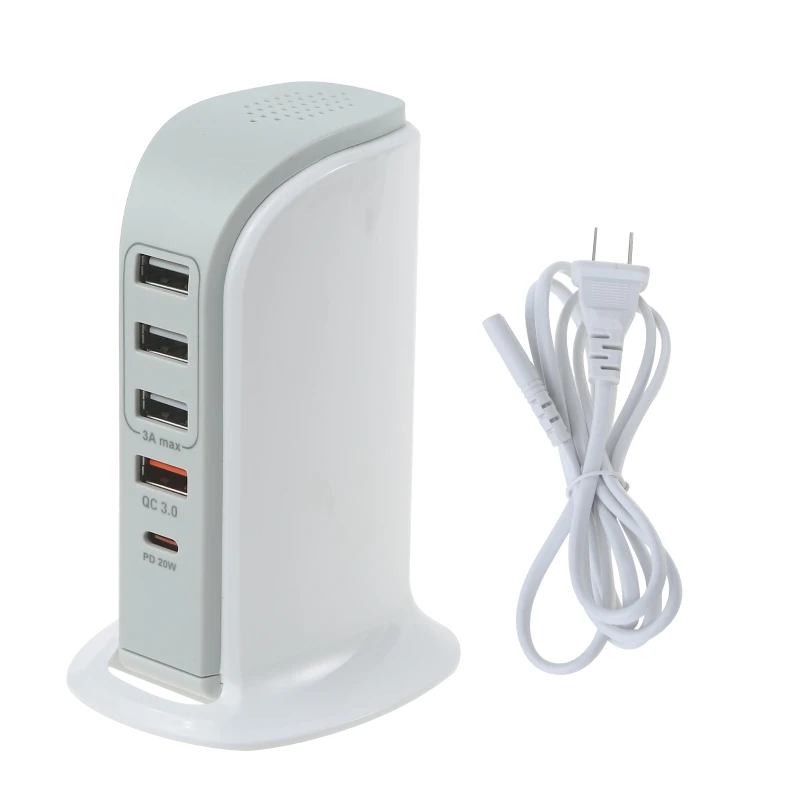 

Universal 20W USB PD Desktop USB Charging Station with Smart Identification