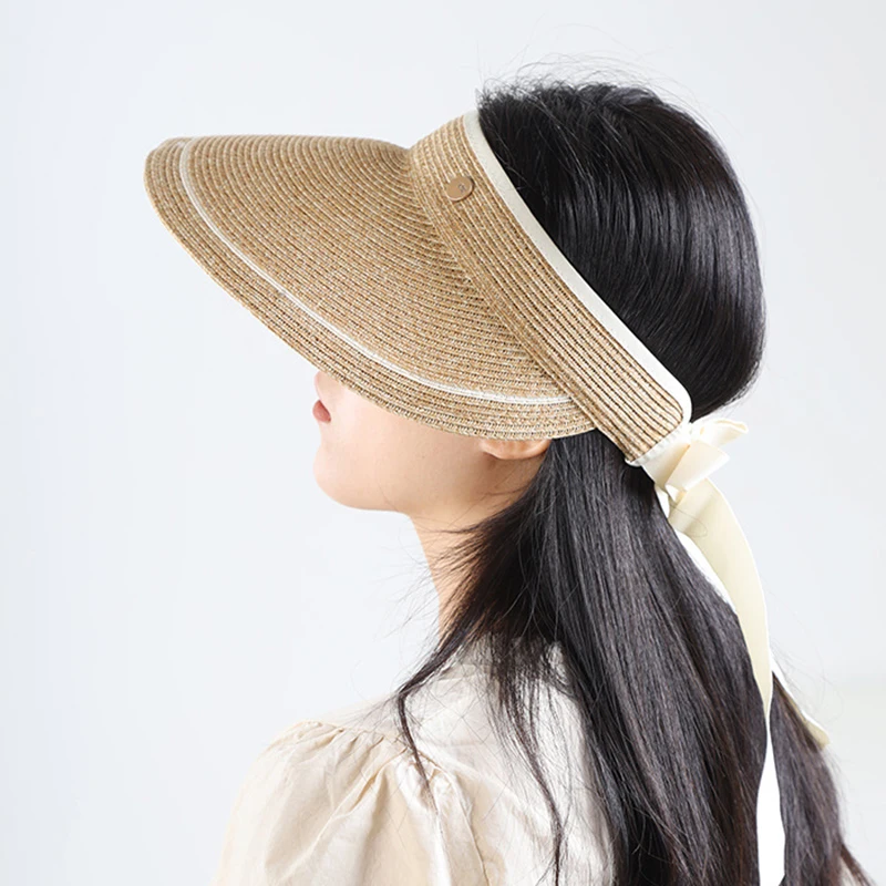 

Spring and Summer beach women's cap 2022 sun hats straw designer Fishing hat Tennis female dropshipping elegant fascinator new
