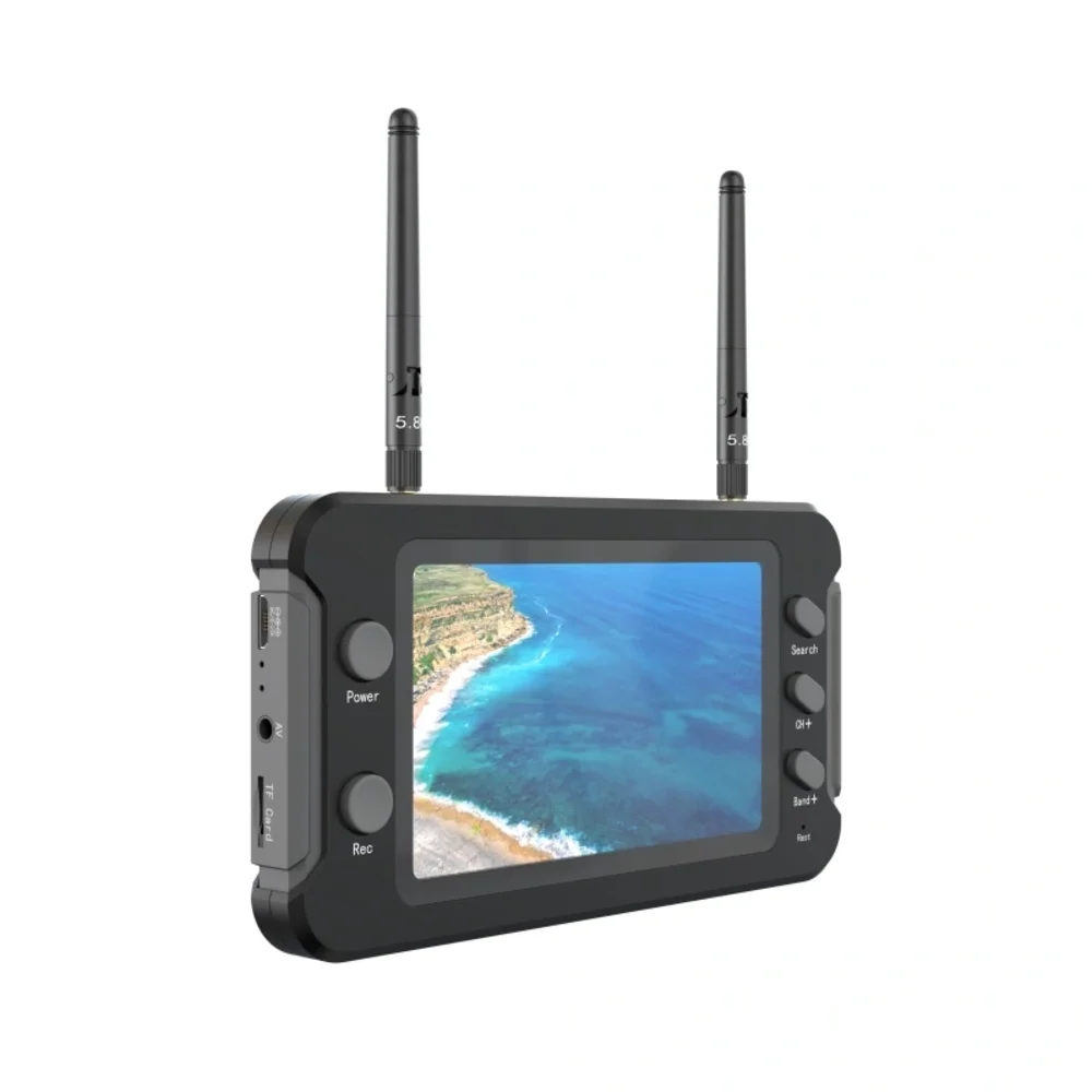 Фото 4,3-дюймовый 5,8-G FPV-монитор с DVR 40CH 800x480 IPS HD-экран 16:9 NTSC/PAL Автоматический поиск видеозапись 1200 мАч для RC FPV Drone №2