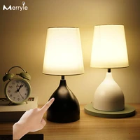 2w dimmable bedside lamp touch sensor retro table lamp modern home ambient light decor bedroom living room sconce corridor light