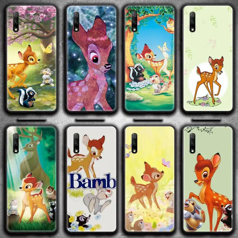 

Cute Bambi Phone Case for Huawei Honor 30 20 10 9 8 8x 8c v30 Lite view 7A pro