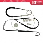 Bross BWR5172 электрические Мощность окна комплект регулятора ремонт передняя левая дверь 1 Q0837461 для VW EOS CC Кабриолет 2006-2015