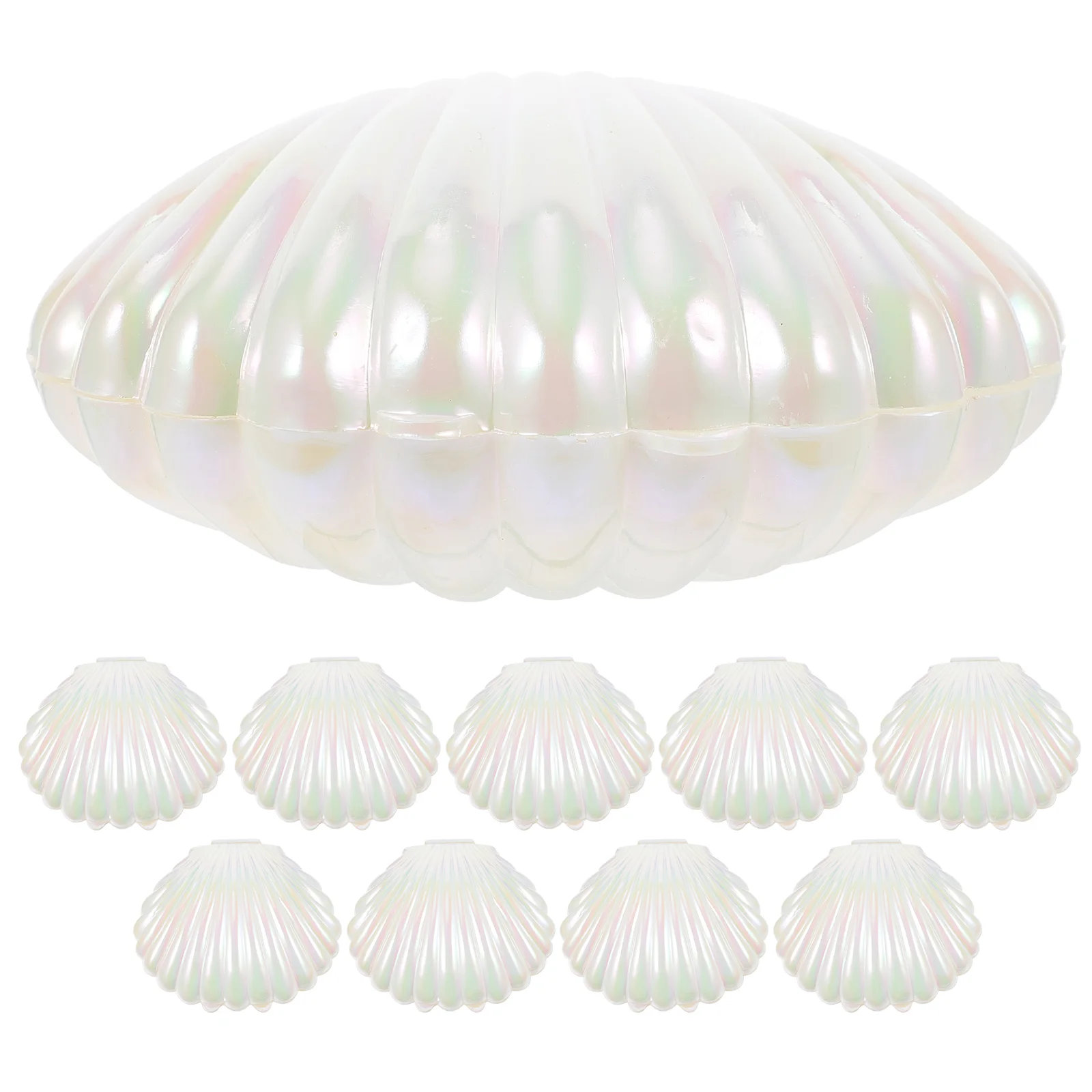 

Candy Box Seashell Jewelry Dish Plastic Holder Party Favor Containers Small Jar Table