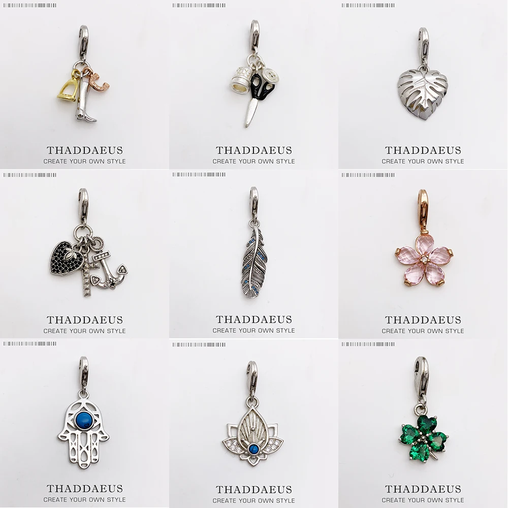 Подкова в форме цветка с голубыми перьями для мужчин и женщин