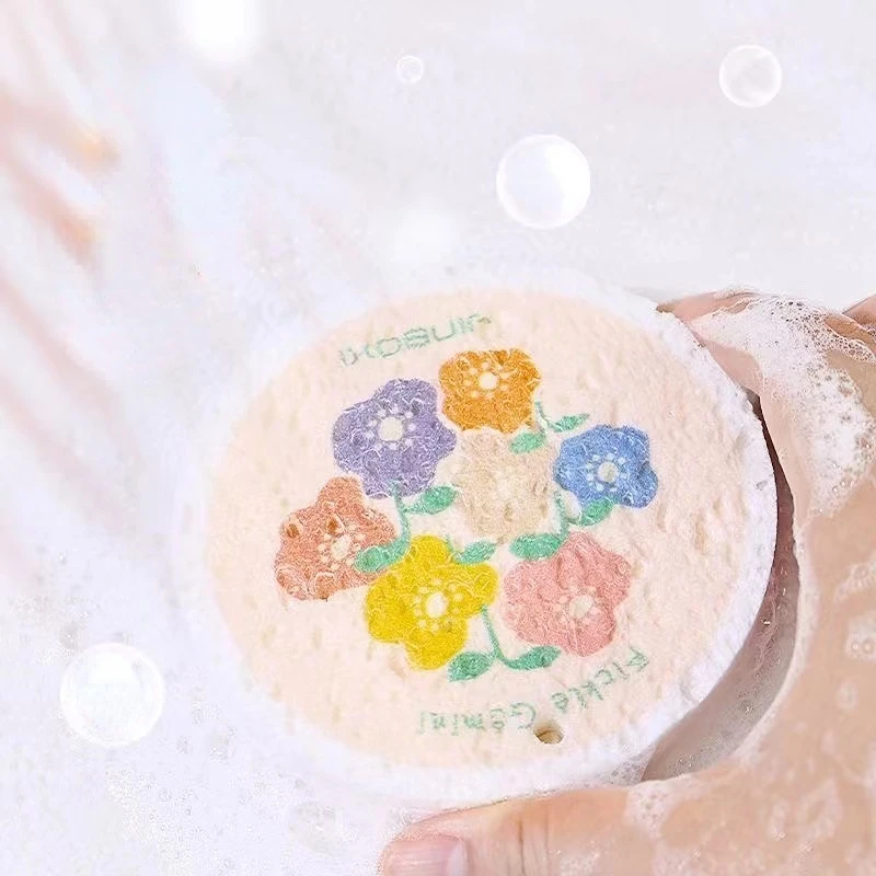 

3 шт., круглые салфетки для мытья посуды из древесной целлюлозы