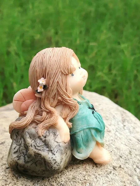 

Amusing Mini Flower Fairy Statue Figurine Ornament Fairy Garden Decor Gift