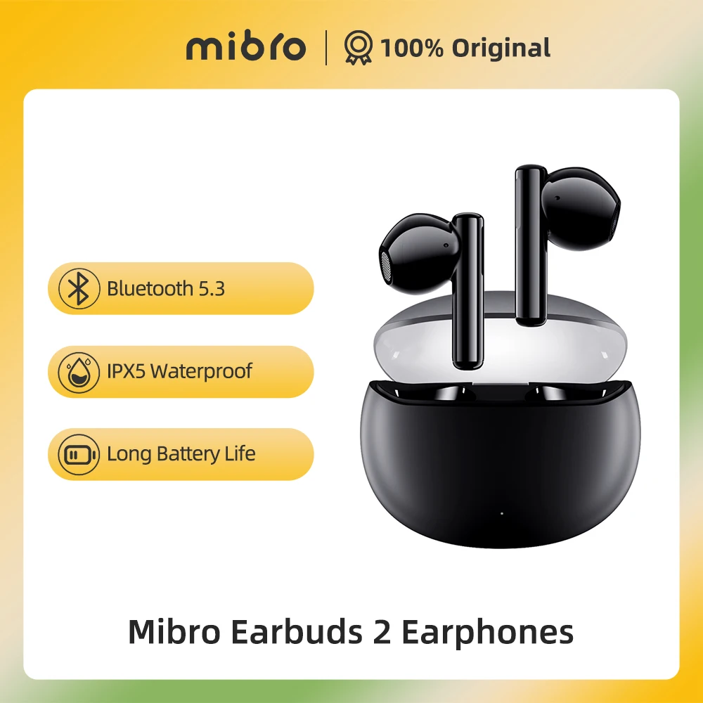 TWS-наушники Mibro Earbuds2 с поддержкой Bluetooth 5,3 и сенсорным ...