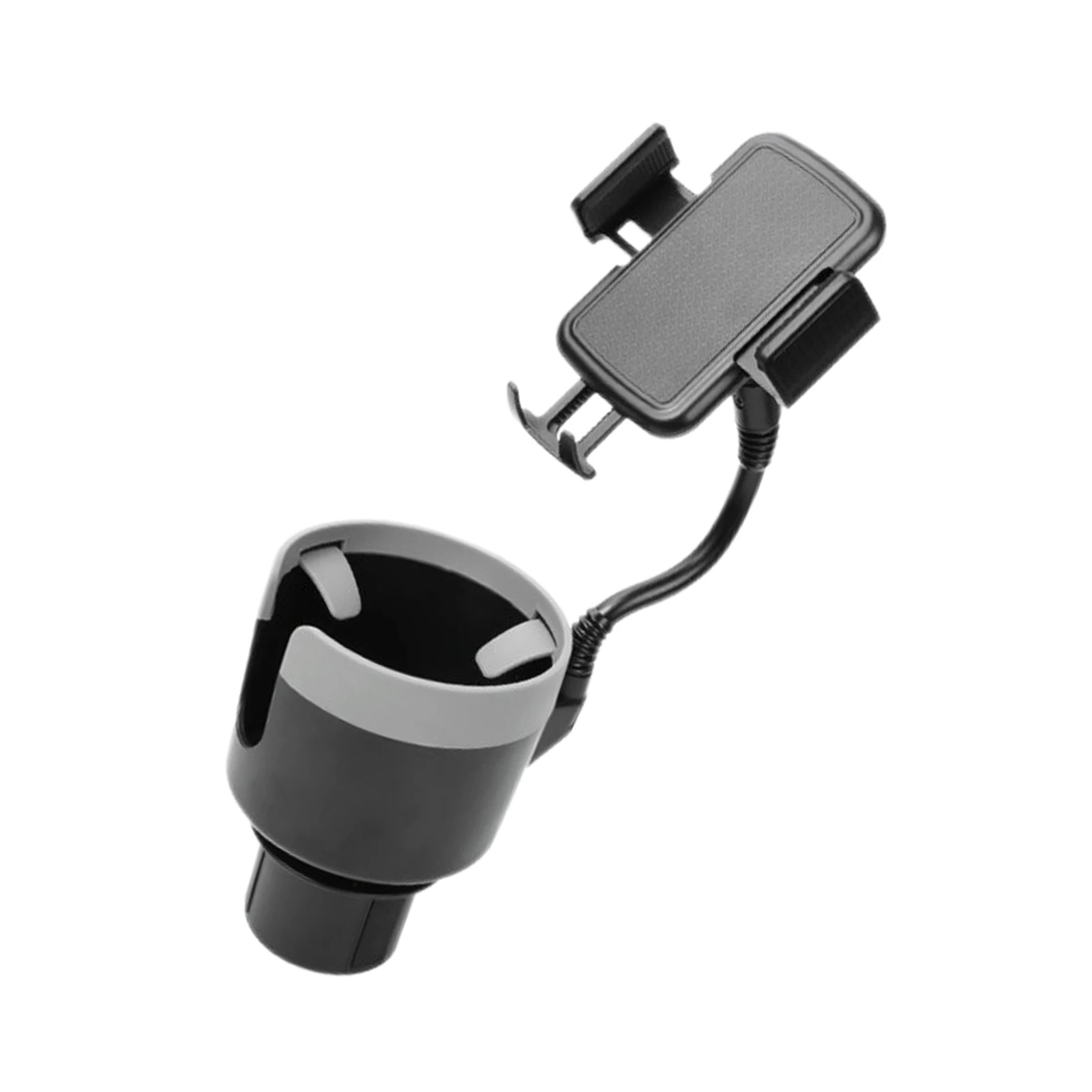

Cup Phone Holder For Car 2-in-1 360 Degree Rotating Car Cup Holder Phone Mount Car Phone Mount With Quick Extension Adjustable