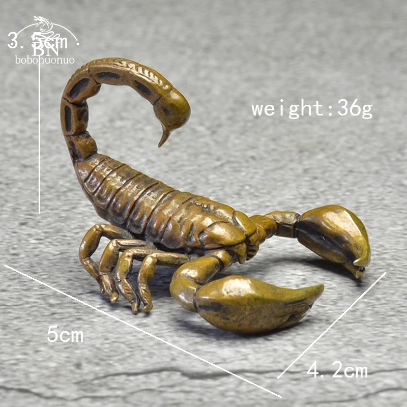 

Фигурки скорпионов из меди